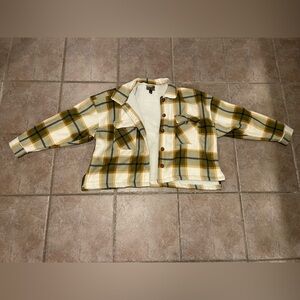 Taxi Plaid Sherpa Jacket